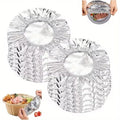 Bazaarioo Reusable Aluminum Foil Elastic Food Cover for Food Storage
