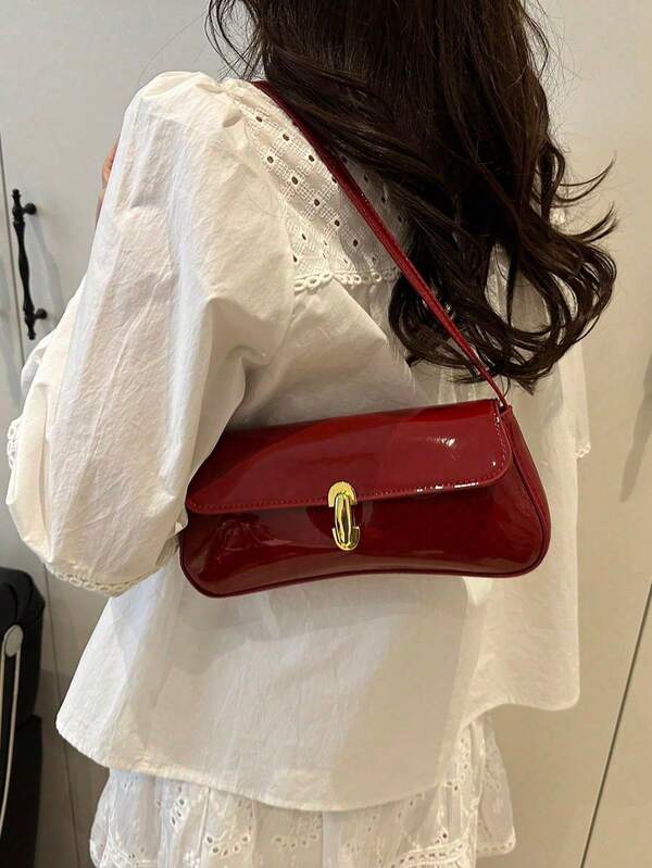Bazaarioo Vintage Faux Leather Shoulder Crossbody Bag for Women