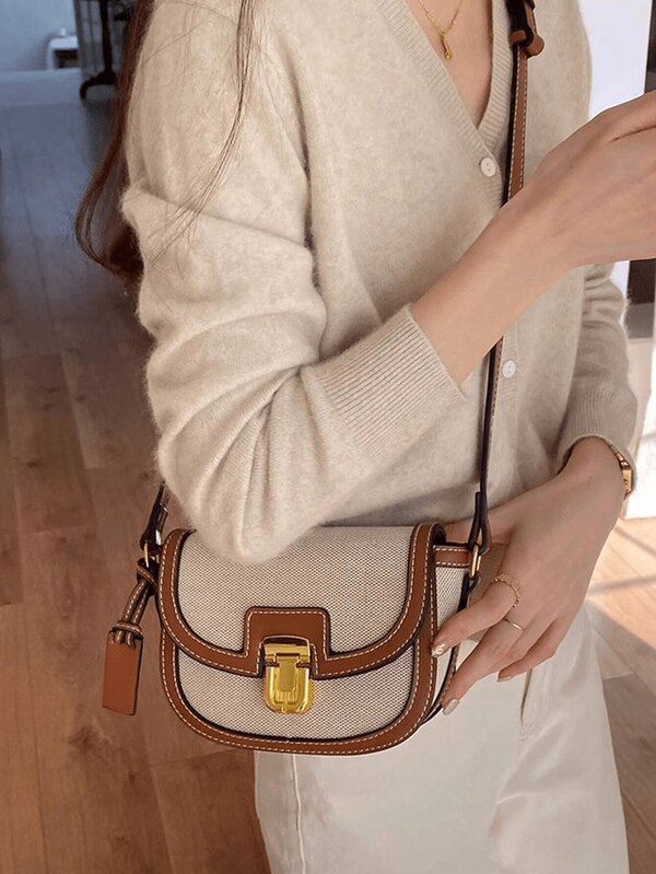 Bazaarioo Color Block Saddle Bag Front View
Bazaarioo Women's Retro Crossbody Shoulder Bag
Bazaarioo Fashion Underarm Saddle Purse
Bazaarioo Women's Business Style Handbag
Bazaarioo College Shoulder Bag for Women
Bazaarioo Everyday Color Block Crossbody Bag