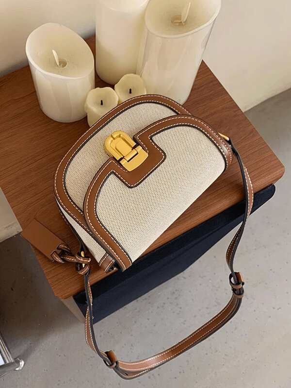 Bazaarioo Color Block Saddle Bag Front View
Bazaarioo Women's Retro Crossbody Shoulder Bag
Bazaarioo Fashion Underarm Saddle Purse
Bazaarioo Women's Business Style Handbag
Bazaarioo College Shoulder Bag for Women
Bazaarioo Everyday Color Block Crossbody Bag