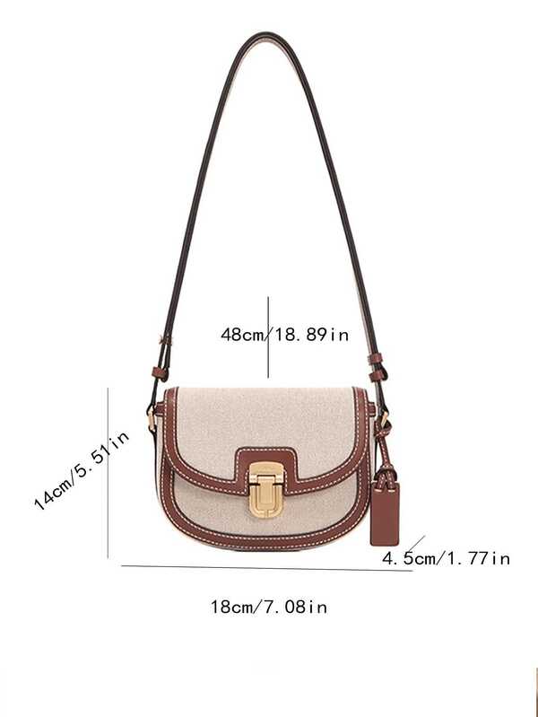 Bazaarioo Color Block Saddle Bag Front View
Bazaarioo Women's Retro Crossbody Shoulder Bag
Bazaarioo Fashion Underarm Saddle Purse
Bazaarioo Women's Business Style Handbag
Bazaarioo College Shoulder Bag for Women
Bazaarioo Everyday Color Block Crossbody Bag
